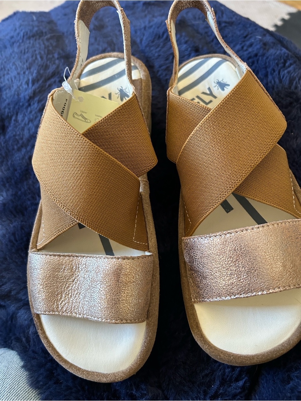 Fly London Wedge Sandals. Eu 37